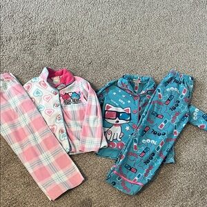 Cozy Kids Pajama Set - Pink and Blue